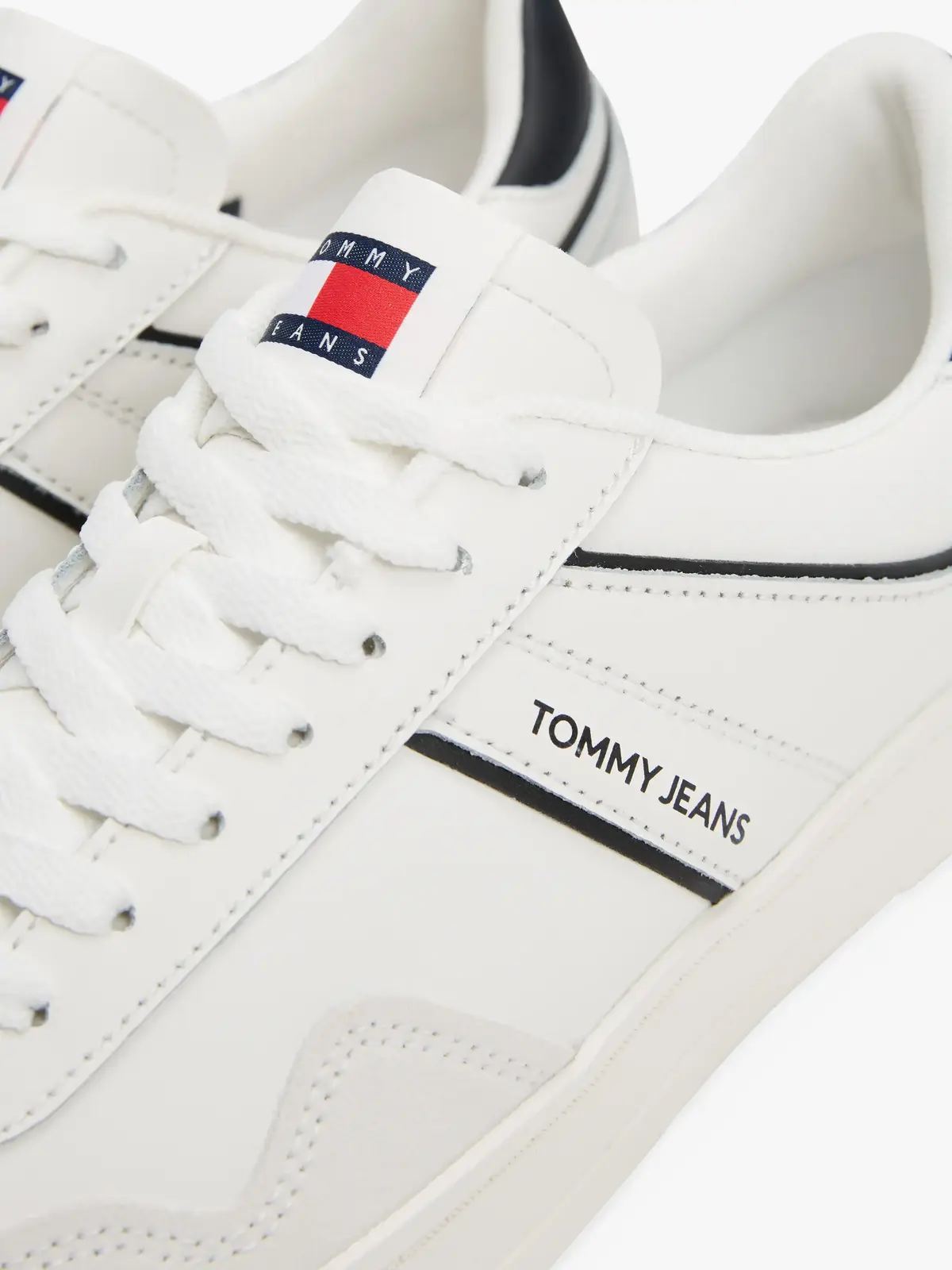 Tommy Hilfiger THE GREENWICH LEATHE, TCR Beyaz Erkek Spor Ayakkabı & Sneaker