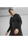 Puma Ferrari Style Hooded Jacket Siyah Erkek Fermuarlı Sweatshirt