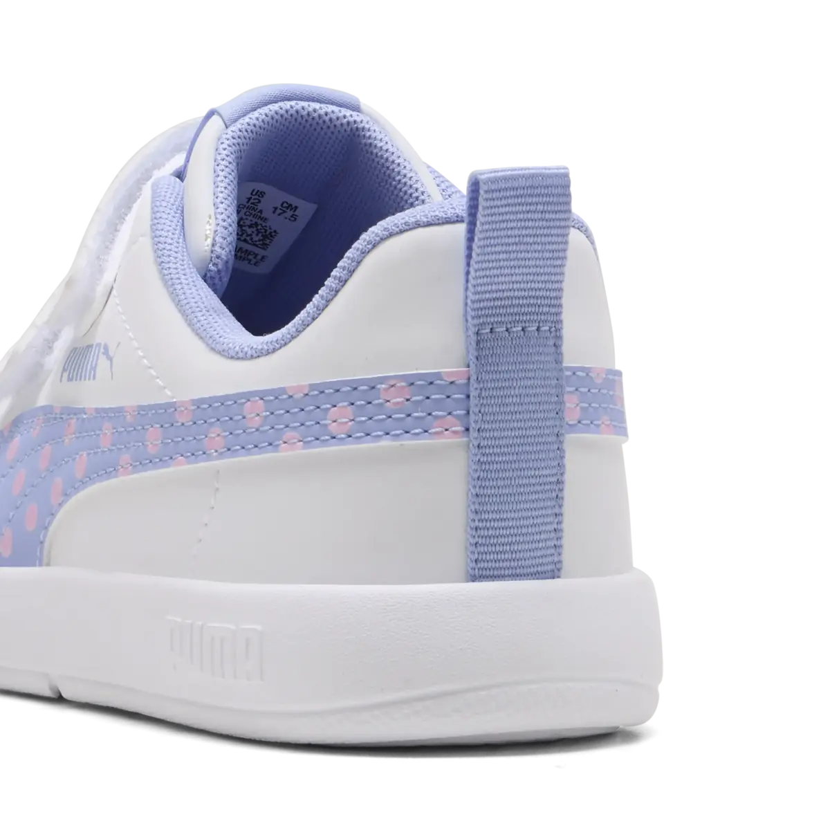 PUMA Courtflex V3 Dotty V PS PUMA White-Inten Beyaz Unisex Spor Ayakkabı & Sneaker