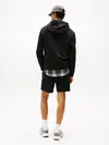 Tommy Hilfiger TJM REG S FLAG HOODI Erkek Siyah Sweatshirt