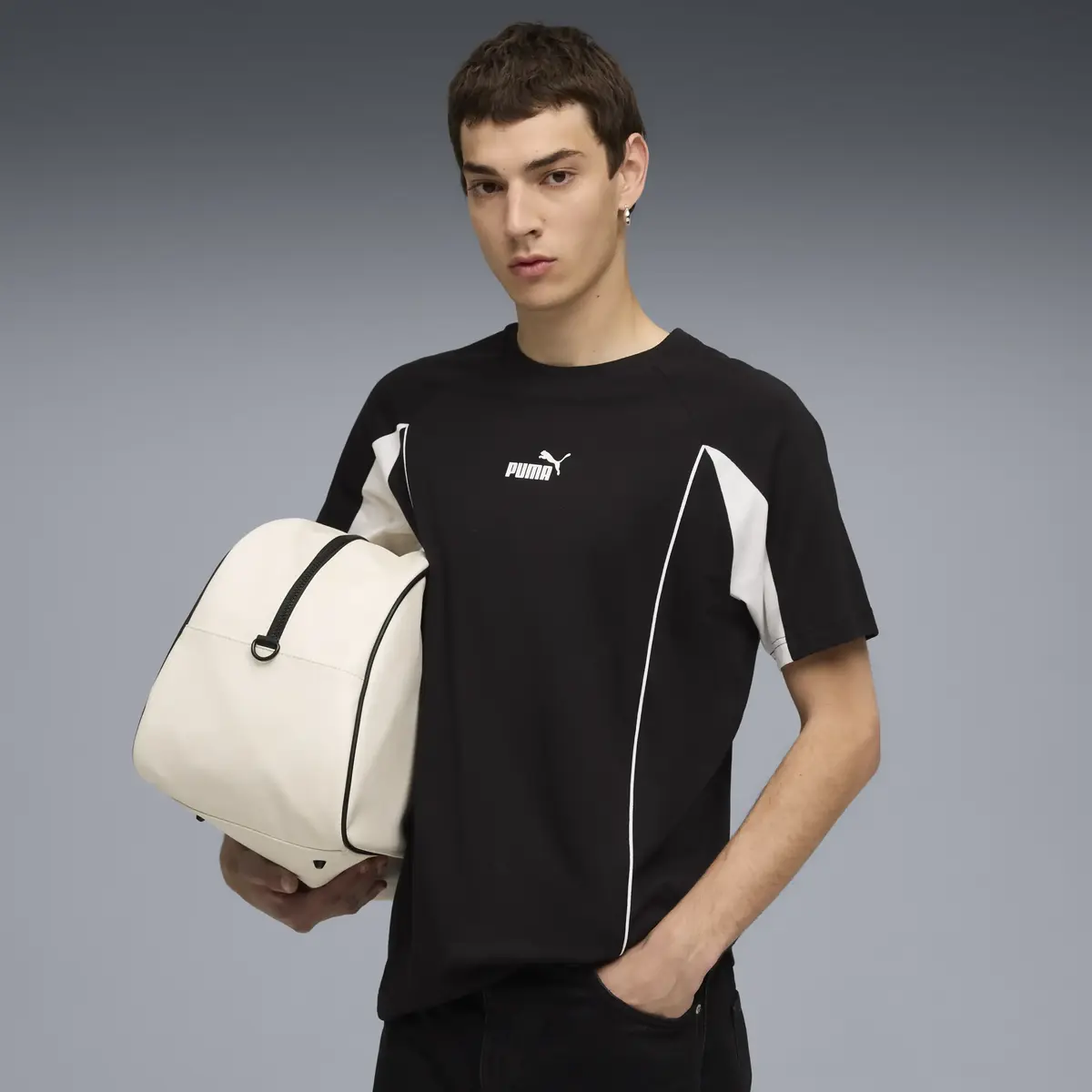 PUMA SPORT Tee Siyah Erkek T-Shirt