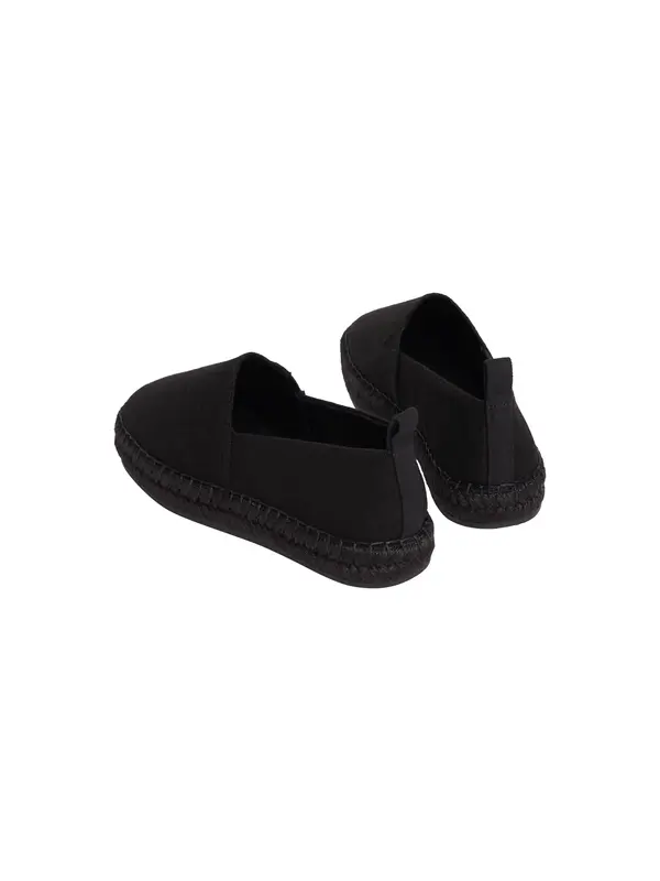 Calvin Klein OBLIQUE ESPADRILLE Siyah Kadın Espadril