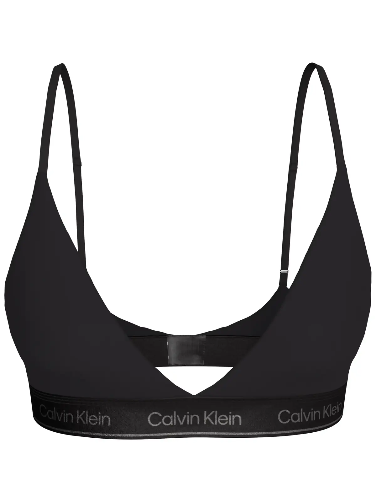 Calvin Klein LIGHTLY LINED TRIANG Siyah Hafif Astarlı Üçgen Bralet