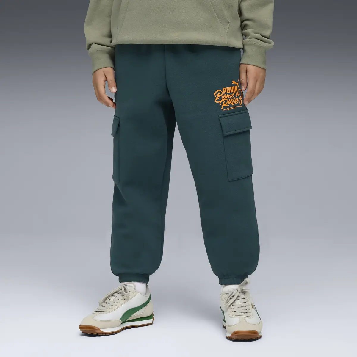 Puma MID90s Cargo Sweatpants Yeşil Unisex Eşofman Altı