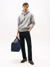 Tommy Hilfiger ESSENTIAL FLEECE HOO Erkek Gri Sweatshirt