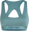 Calvin Klein HYBRID - Medium Supp Kadın Yeşil Spor Sütyeni