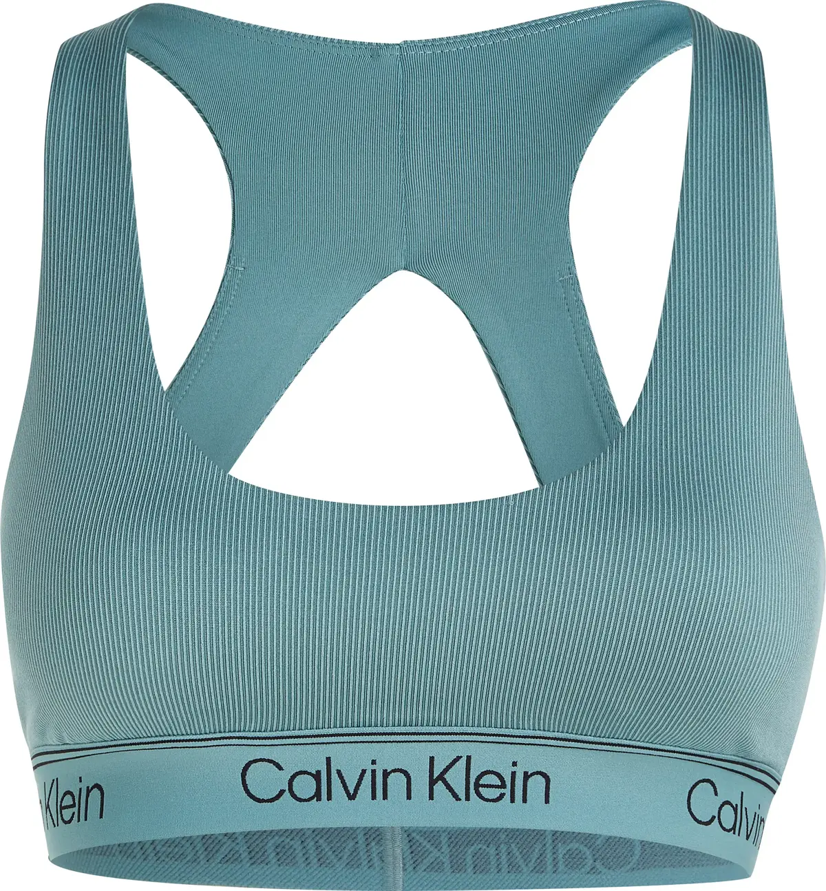 Calvin Klein HYBRID - Medium Supp Kadın Yeşil Spor Sütyeni