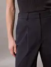 Calvin Klein COTTON CHINO PLEATED, CGE Siyah Kadın Pantolon