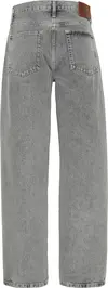 Calvin Klein THE WIDE LEG GREY STERLING Kadın Gri Kot Pantolon