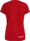 Calvin Klein INST SILVER LOGO SLI Kadın Kırmızı T-Shirt