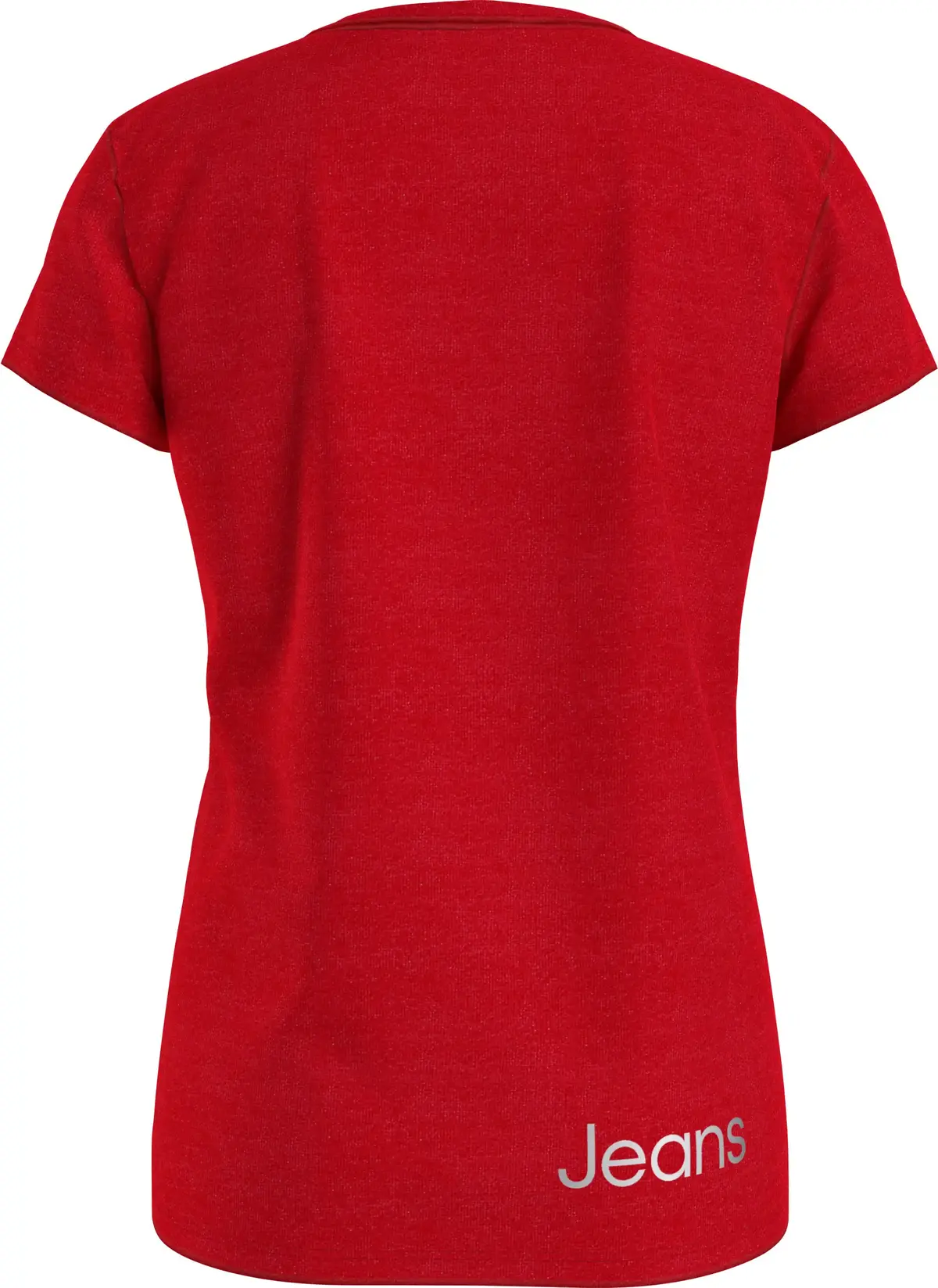 Calvin Klein INST SILVER LOGO SLI Kadın Kırmızı T-Shirt