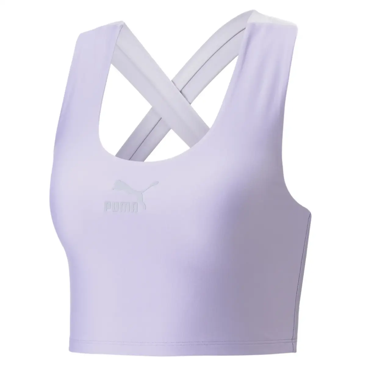 Puma T7 Crop Top Mor Kadın T-Shirt