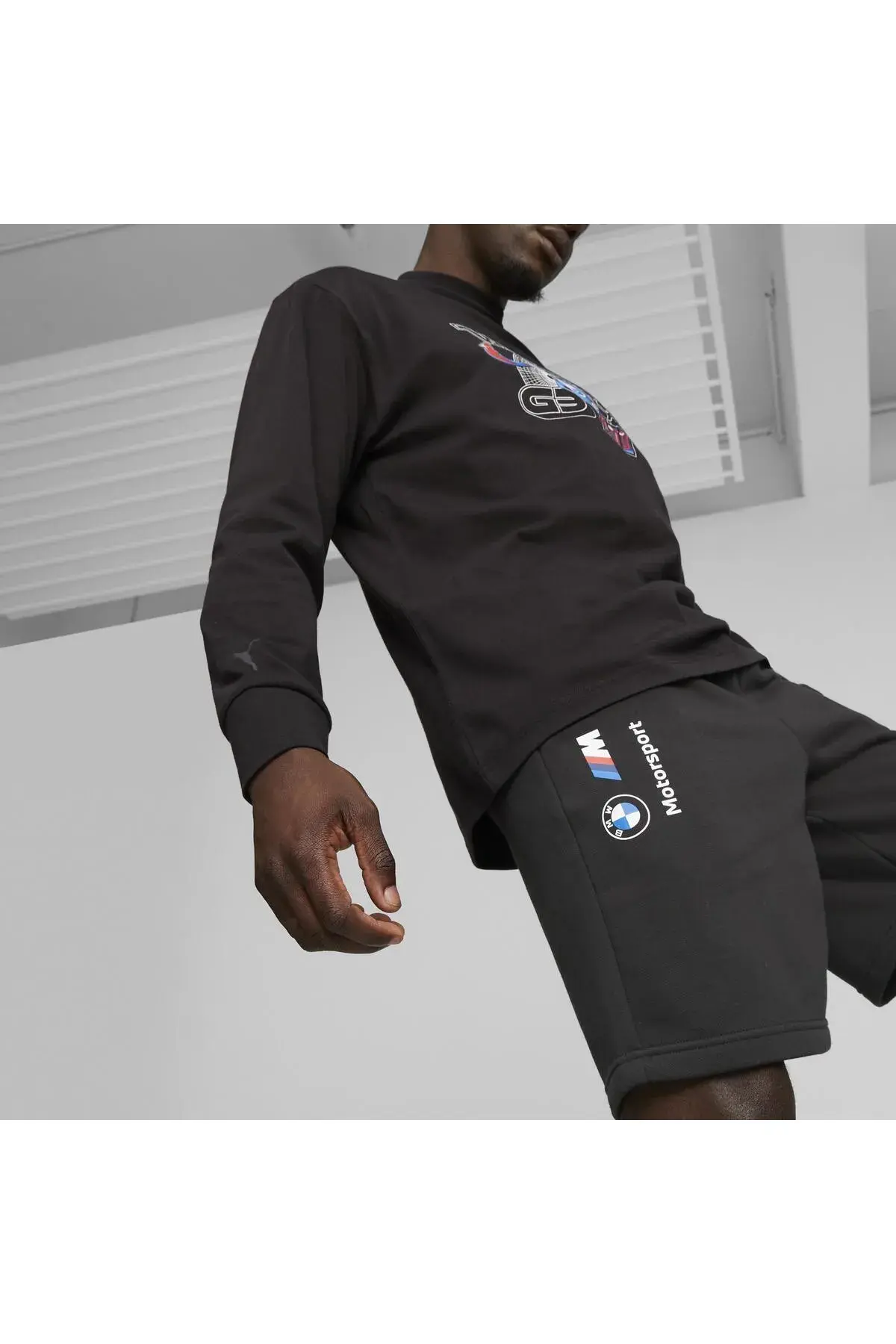 Puma BMW MMS ESS Shorts Fleece Siyah Erkek Şort