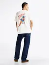 Tommy Hilfiger TJM RLX NOVELTY 2 GM, YBL Beyaz Erkek T-Shirt & Polo