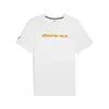 Puma AMG Logo Tee Beyaz Erkek T-Shirt