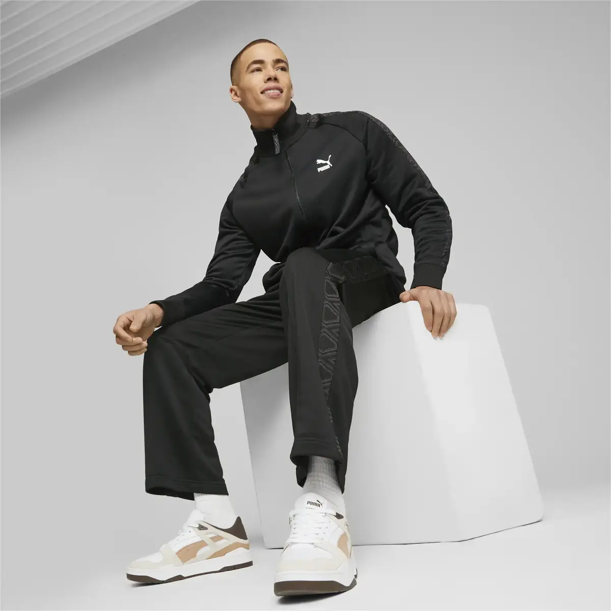 puma Slipstream Cord PUMA White-Warm Erkek Günlük Spor Ayakkabı ve Sneaker