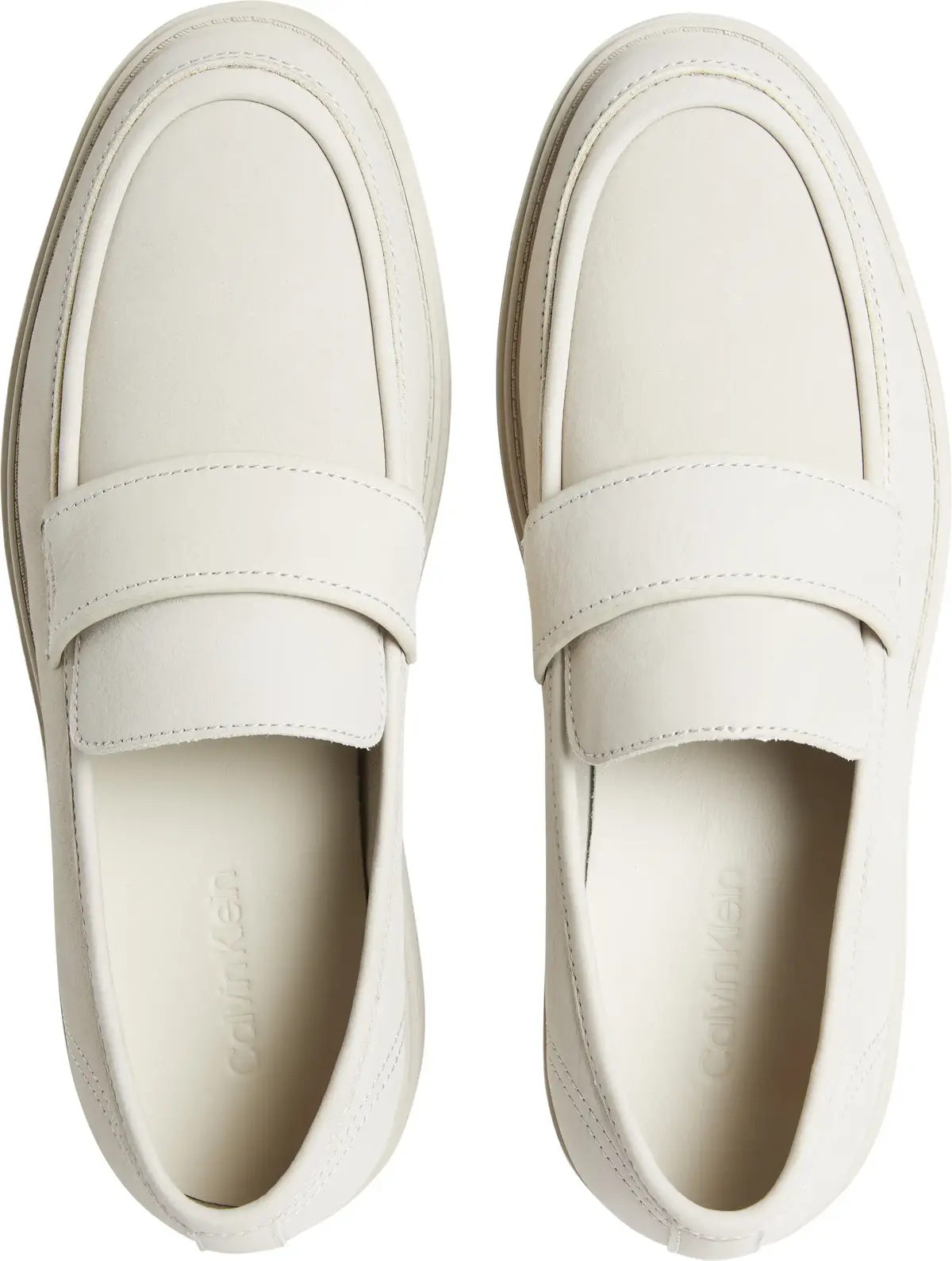 Calvin Klein LOAFER NB Erkek Krem Ayakkabı