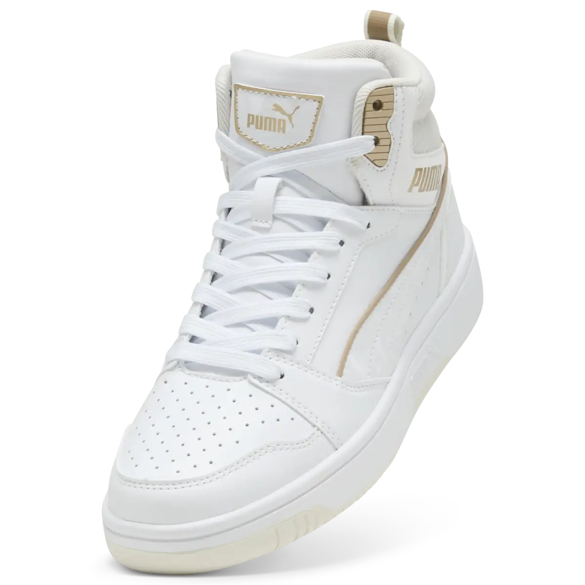 Puma Rebound v6 DayINight Beyaz Kadın Spor Ayakkabı & Sneaker