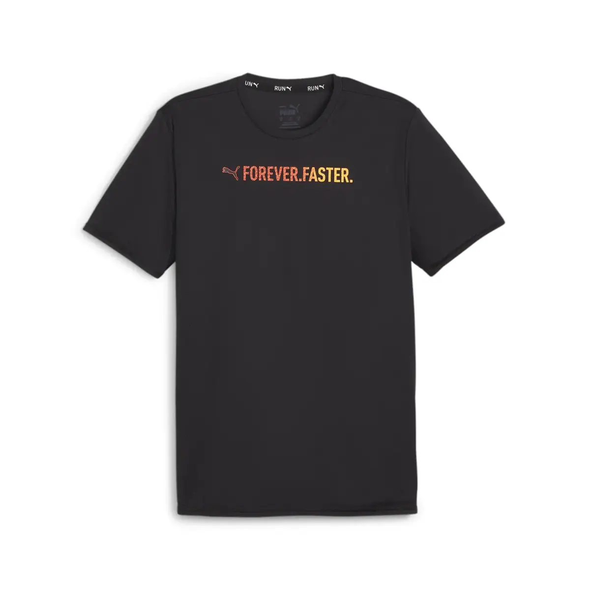 Puma RUN FAVORITE SS GRAPHIC TEE M Siyah Erkek T-Shirt