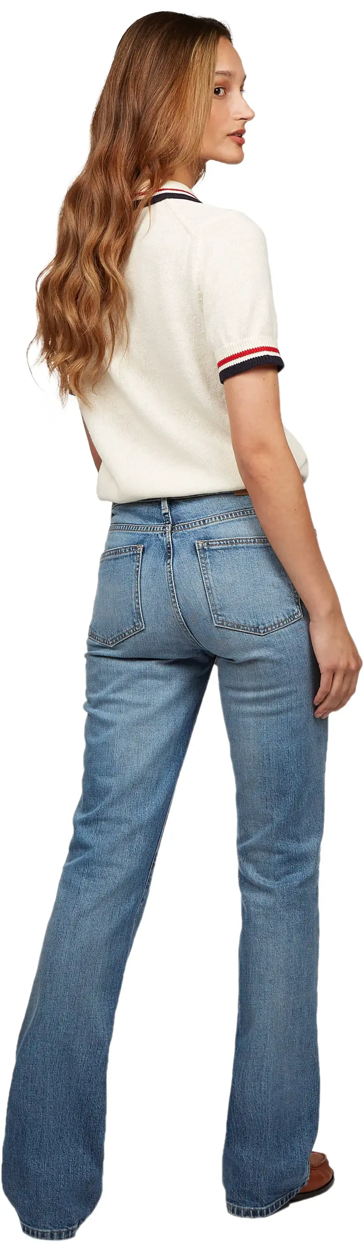 Tommy Hilfiger BOOTCUT RW TOBY, 1A6 Mavi Kadın Jean Pantolon