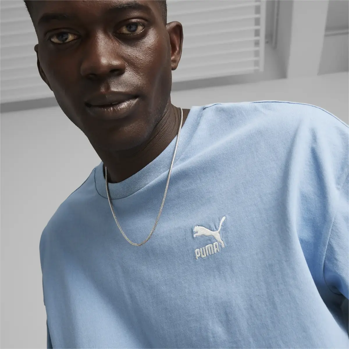 Puma BETTER CLASSICS Oversized Tee Mavi Erkek T-Shirt