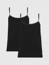 Calvin Klein CAMISOLE 2PK Kadın Siyah T-Shirt