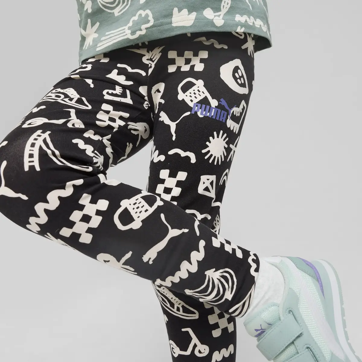 Puma SANDY ADVENTURES Leggings Siyah Unisex Tayt
