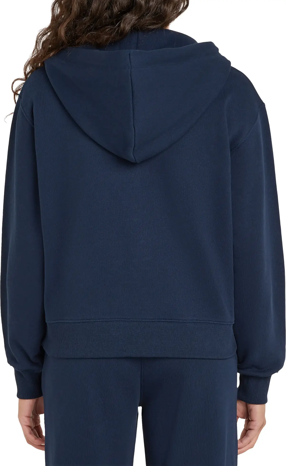 Tommy Hilfiger REG VARSITY ZIP HOOD, C1G Lacivert Kadın Sweatshirt