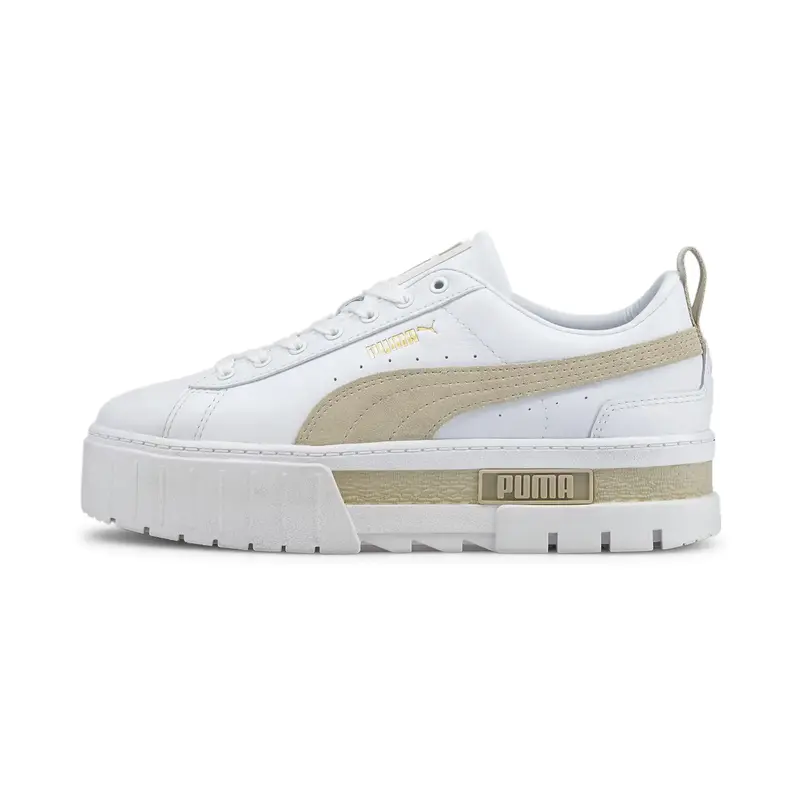 Puma Mayze Lth Wn s Beyaz Kadın Günlük Spor Ayakkabı