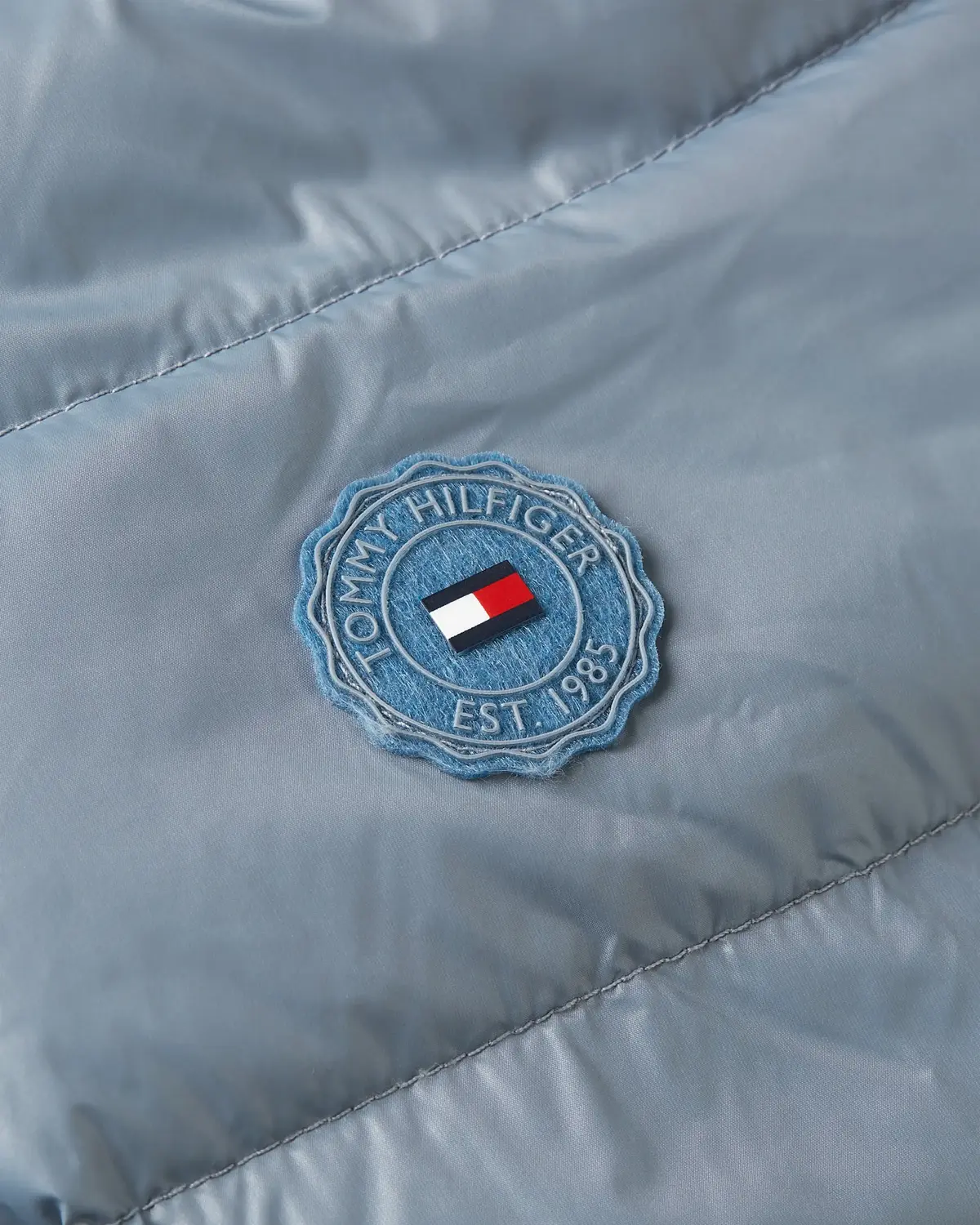 Tommy Hilfiger LW DOWN FEMININE GLO, DY9 Mavi Kadın Mont