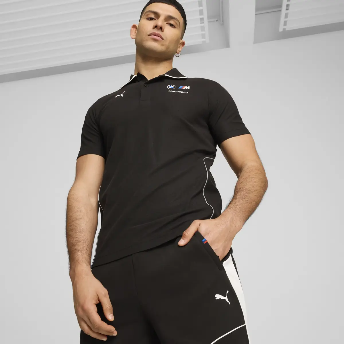 Puma BMW MMS POLO Siyah Erkek T-Shirt & Polo