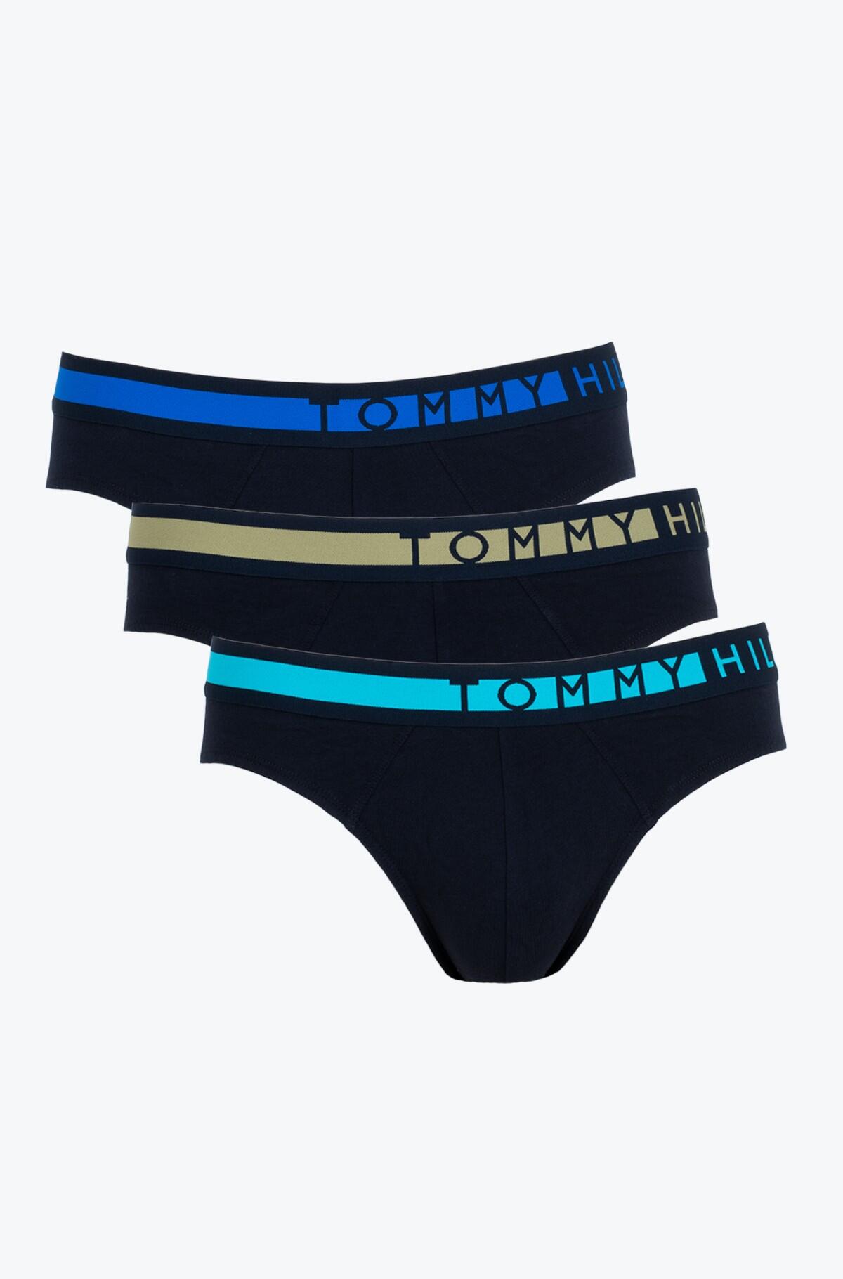 Tommy Hilfiger 3P BRIEF, 0SS Siyah Erkek Slip