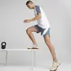 Puma Fıt Commercıal Logo Tee Beyaz Erkek Koşu Ve Performans T-Shirt