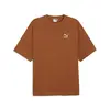 Puma BETTER CLASSICS Oversized Tee Kahverengi Erkek T-Shirt