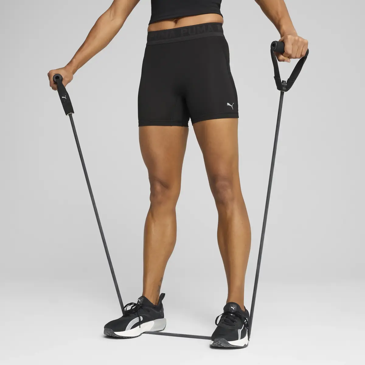 Puma LACE HW 5" SHORT TIGHT Siyah Kadın Tayt