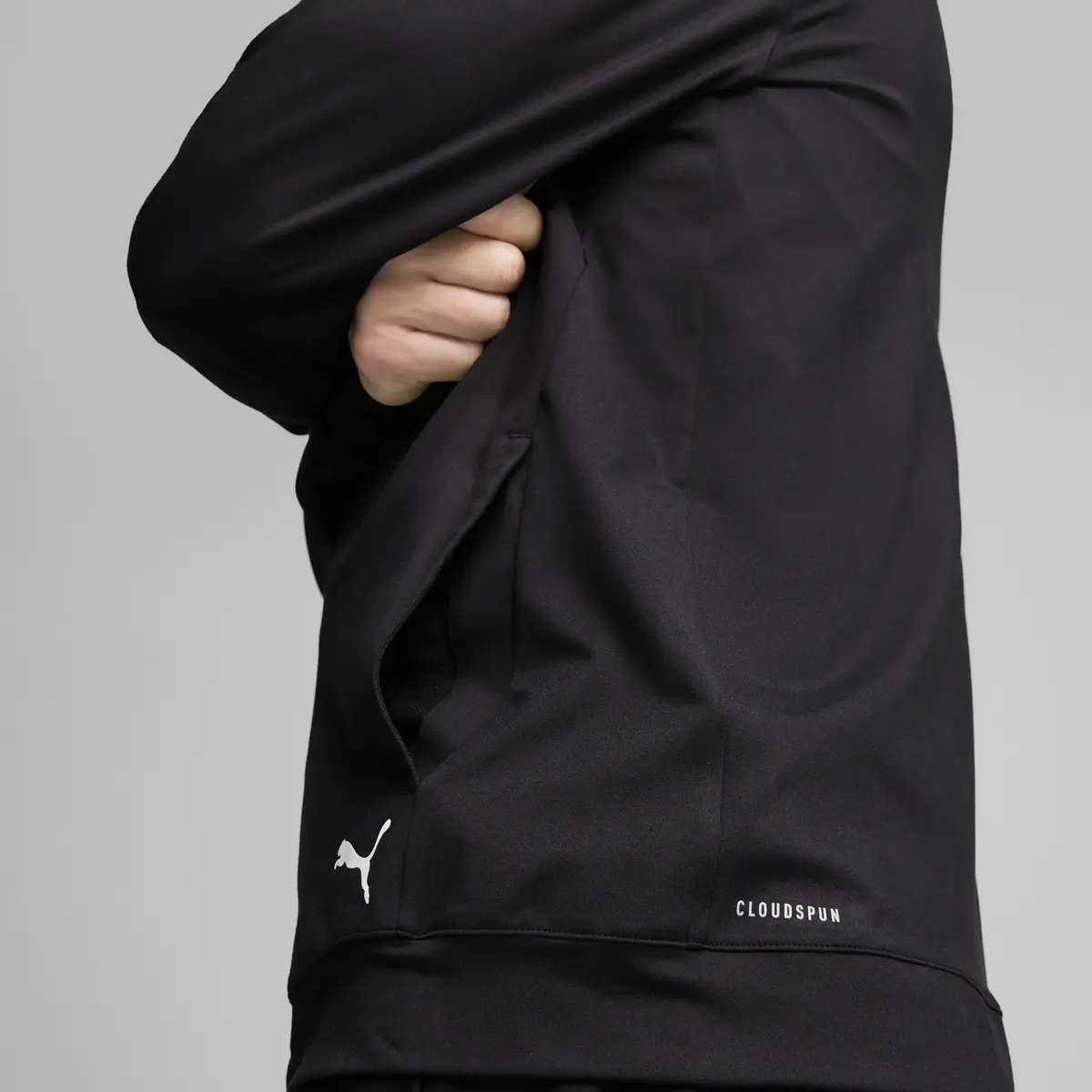 Puma M CLOUDSPUN FULL ZIP JACKET Siyah Erkek Ceket