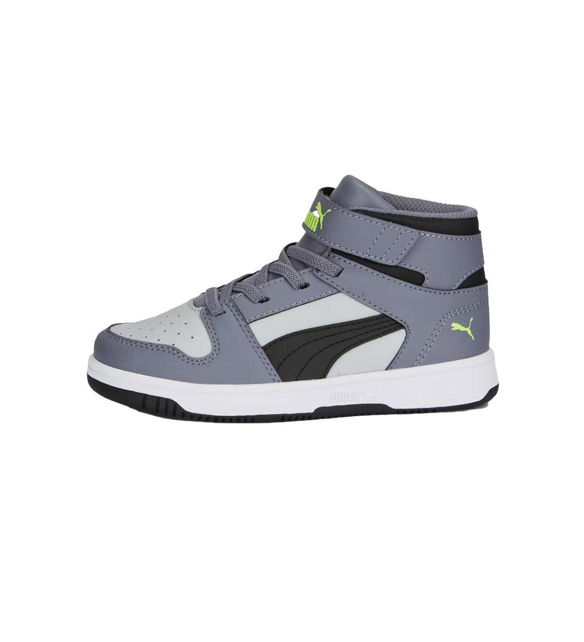 Puma Rebound Layup SL V PS Gri Çocuk Ayakkabı