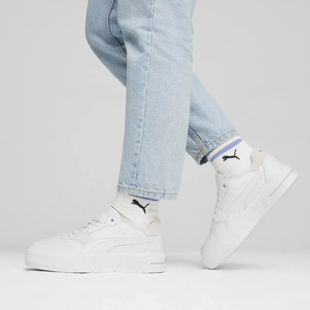 PUMA Cali Court Match Wns Beyaz Kadın Günlük Spor Ayakkabı