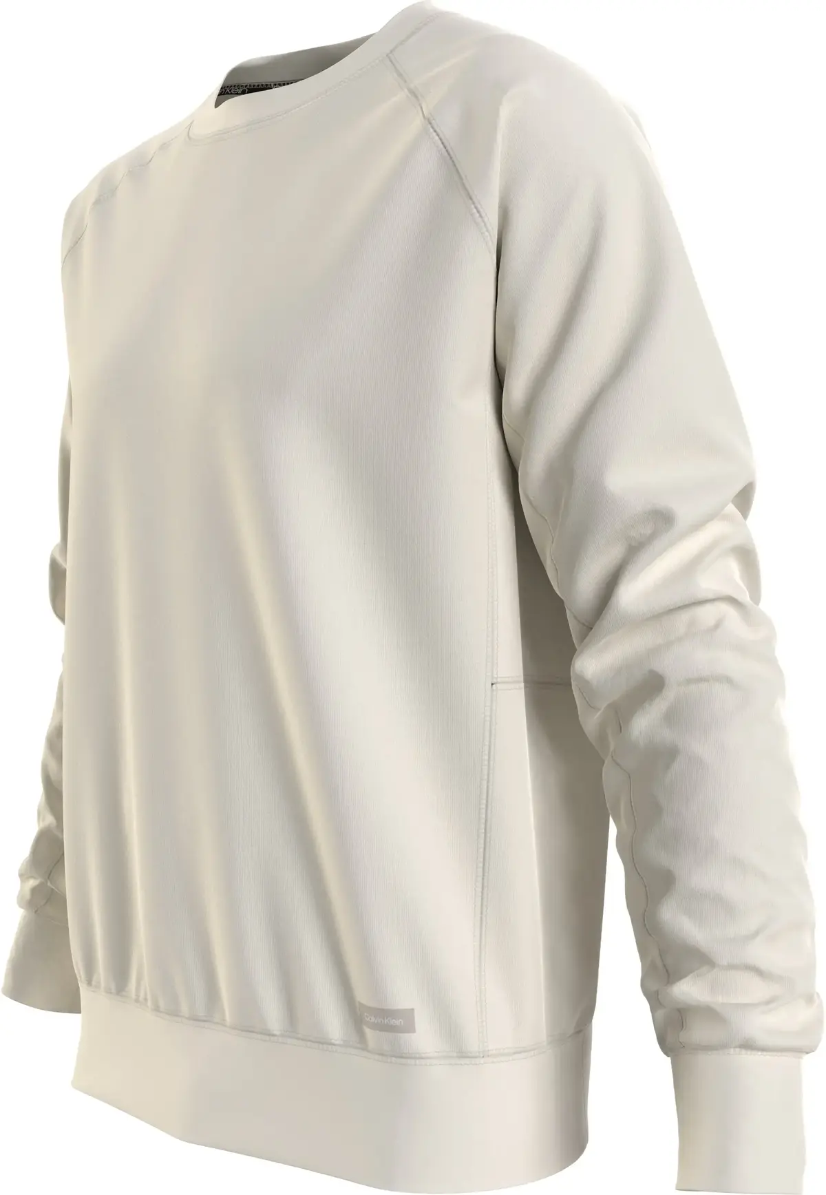 Calvin Klein SOFT MODAL COMFORT S Erkek Krem Sweatshirt