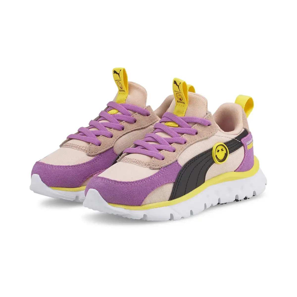 Puma Wr Flex Slip On Smıleyworld Ps Rose Quartz Çocuk Çocuk Günlük Spor Ayakkabı
