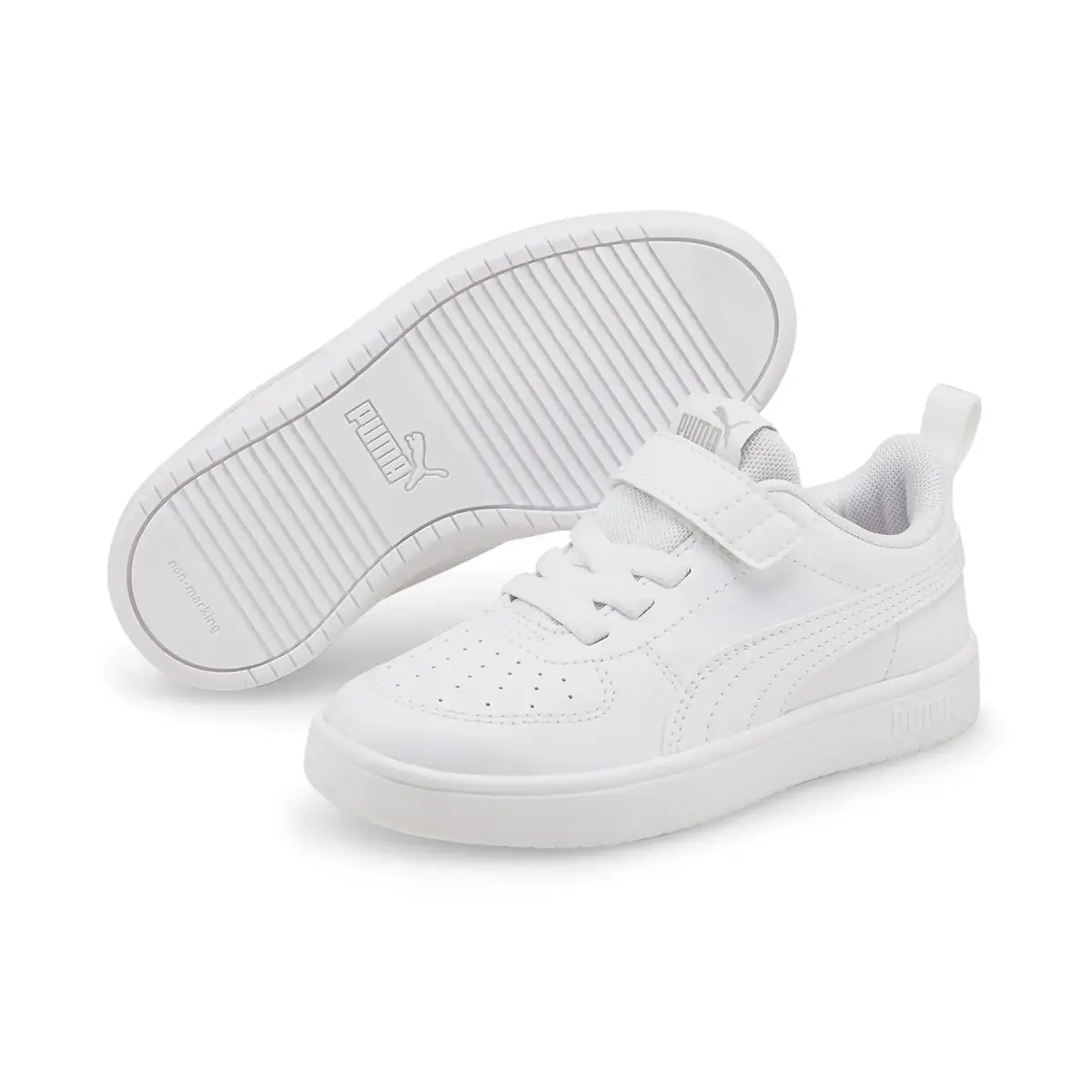 Puma Rickie AC PS Beyaz Çocuk/Unisex Günlük Spor Ayakkabı