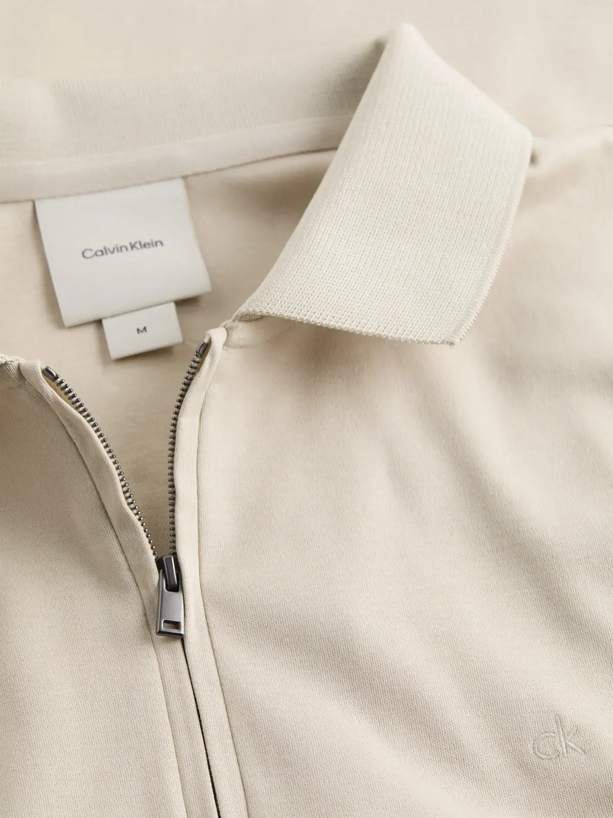 Calvin Klein LIQUID TOUCH WELT ZI, PDV Krem Erkek T-Shirt & Polo