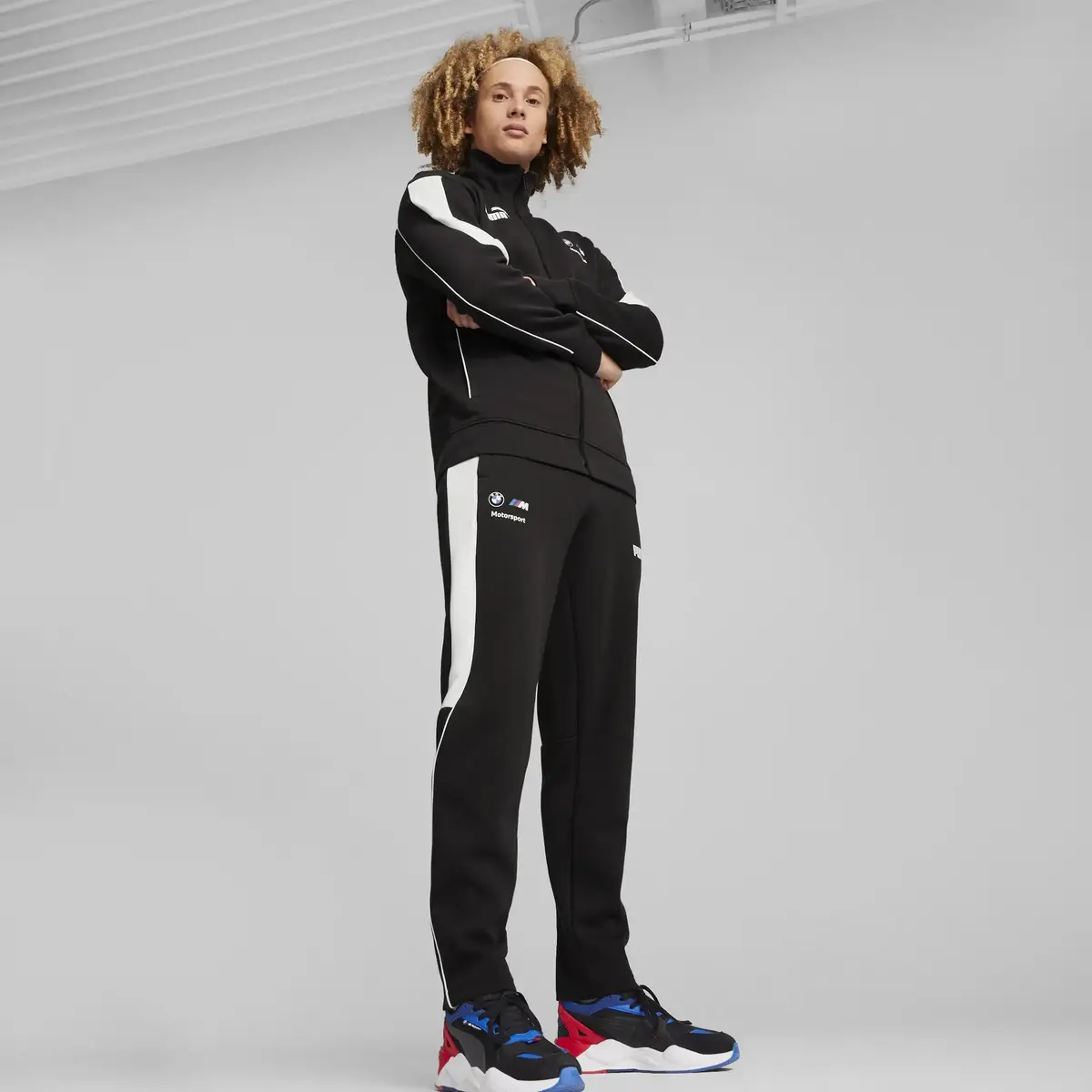 Puma BMW MMS MT7+ Track Jacket Siyah Erkek Fermuarlı Ceket