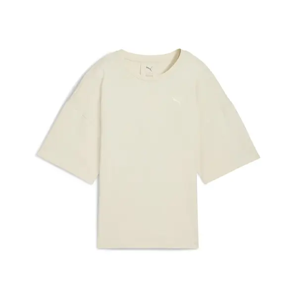 Puma HER Oversized Tee Krem Kadın T-Shirt