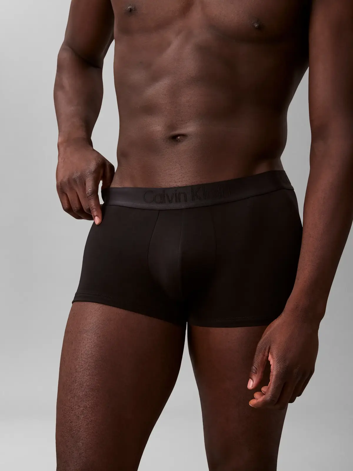 Calvin Klein LOW RISE TRUNK 3PK Siyah Erkek 3lü Boxer Set