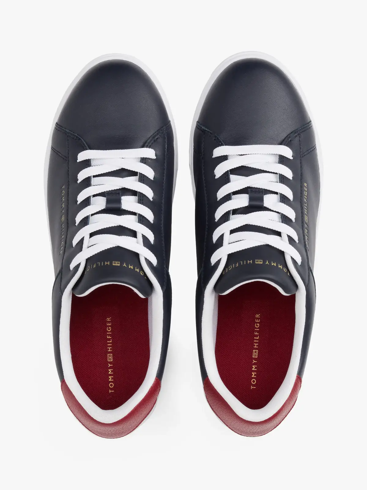Tommy Hilfiger ESSENTIAL COURT SNEA, DW6 Siyah Kadın Spor Ayakkabı & Sneaker