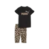 Puma MINICATS ANIMAL Legging Set Siyah Bebek Eşofman Takımı