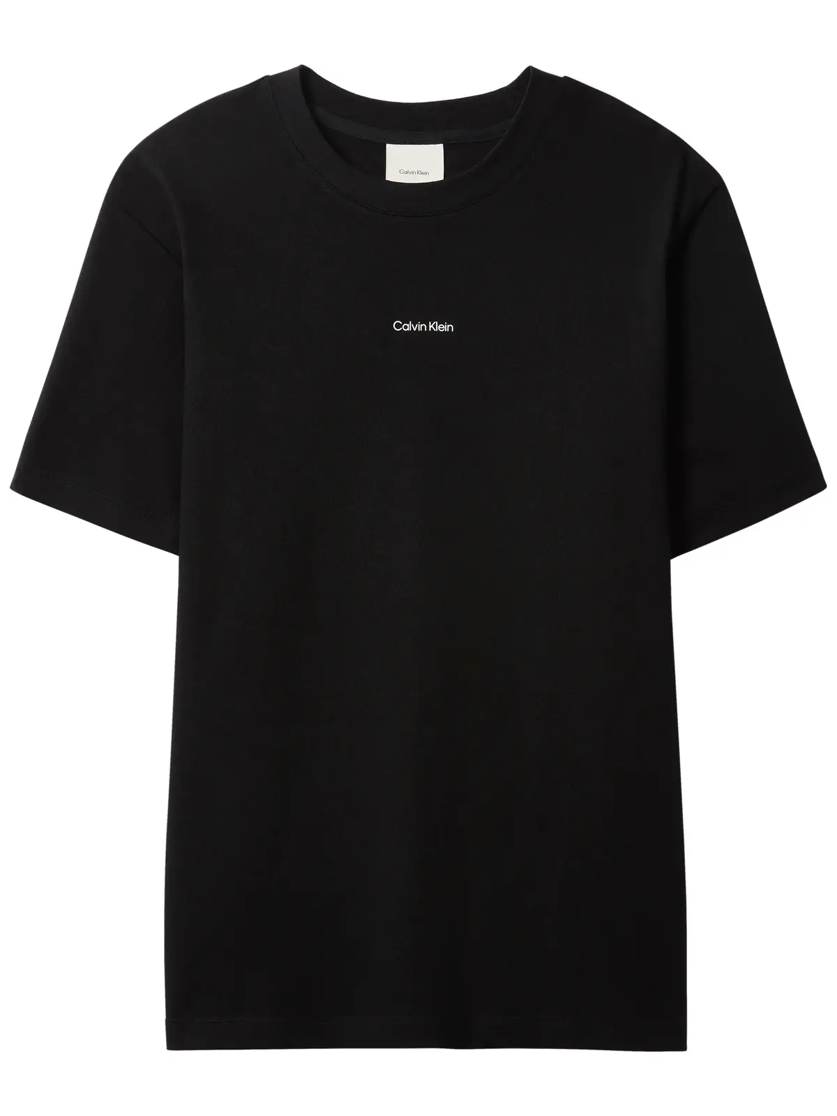 Calvin Klein SS STRETCH COTTON PI, UB1 Siyah Erkek T-Shirt