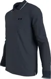 Calvin Klein STRETCH PIQUE LS TIP Erkek Antrasit Polo T-Shirt