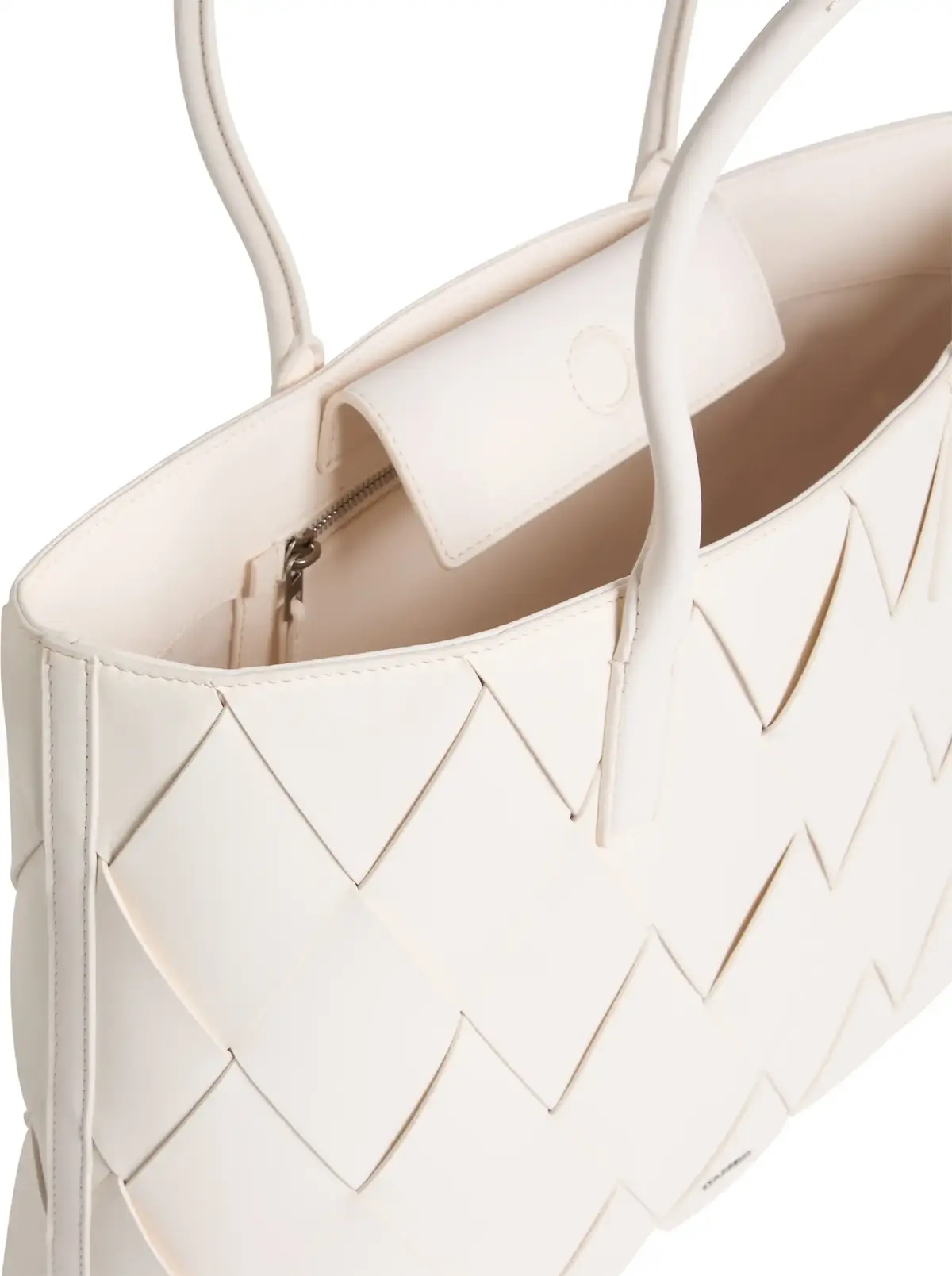 Calvin Klein CK WOVEN MEDIUM SHOP, 67U Krem Kadın Çanta